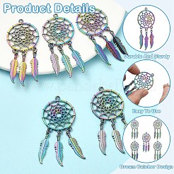 5Pcs Alloy Big Pendants&nbsp;FIND-YW0008-54
