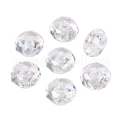 Independence Day Transparent Acrylic European Beads&nbsp;OACR-E033-25M1