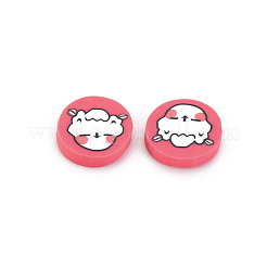 Handmade Polymer Clay Cabochons&nbsp;CLAY-N006-114