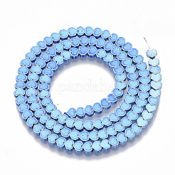Electroplated Non-magnetic Synthetic Hematite Beads Strands&nbsp;G-S365-010A