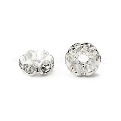Brass Rhinestone Spacer Beads&nbsp;RB-A014-L5mm-01S