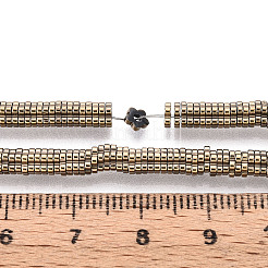 Electroplated Synthetic Non-magnetic Hematite Beads Strands&nbsp;G-T139-63B