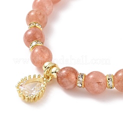 Gemstone Bead Stretch Bracelets&nbsp;BJEW-JB09126