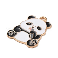 Golden Plated Alloy Enamel Pendants&nbsp;ENAM-Q504-03G-06