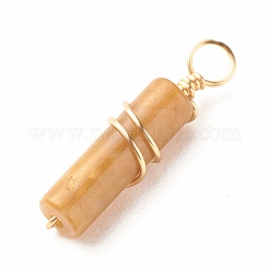 Natural Topaz Jade Pendants&nbsp;PALLOY-JF01453-02