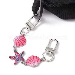 Ocean Theme Alloy Enamel Link Purse Strap Extenders&nbsp;AJEW-BA00124-03