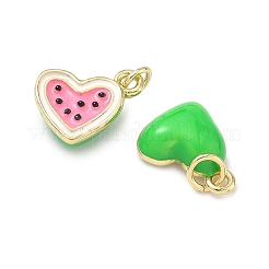 Brass Enamel Pendants&nbsp;KK-H259-11B-G02