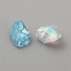 Electroplate Glass Chip Beads&nbsp;GLAA-WH0031-66L