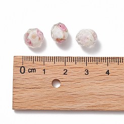 コーン/スパイク/振り子ナチュラルローズクォーツストーンペンダント  プラチナメッキ鉄パーツ  25~27x14x14mm  穴：6x3mm&nbsp;X-G-R278-82