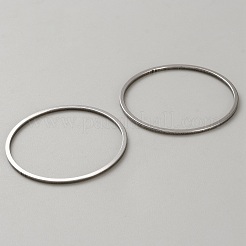 ステンレス鋼の連結リング  丸いリング  ステンレス鋼色  29.5x1mm  内径：27.5mm  20個/セット&nbsp;STAS-WH0027-78