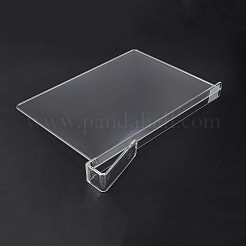 アクリル製クローゼットハンガーオーガナイザー  長方形  透明  300x236x3~31.5mm&nbsp;AJEW-WH0596-234