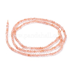 Natural Strawberry Quartz Beads Strands&nbsp;G-A026-A03-2mm
