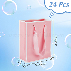Folding Paper Gift Bags with Handle&nbsp;ABAG-WH0045-21B