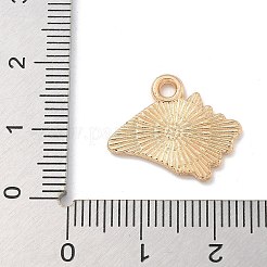 合金エナメルチャーム  ライトゴールド  カドミウムフリー＆鉛フリー  アイスクリームチャーム  ホワイト  15x18x1mm  穴：1.5mm&nbsp;ENAM-A008-38KCG-02