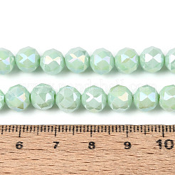 AB Color Plated Opaque Glass Round Beads Strands&nbsp;EGLA-T029-8mm-12A-06