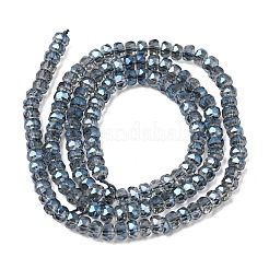 Electroplate Glass Beads Strands&nbsp;GLAA-Q105-03W