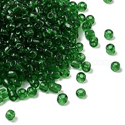 ガラスシードビーズ  ラウンド  グリーン  2~4mm  穴：0.8~1.2mm  20 G /袋  25袋/セット  500 G /セッティング&nbsp;GLAA-XCP0001-72C