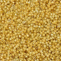 MIYUKIデリカビーズ  シリンダー  日本製シードビーズ  11/0  （db2041)蓄光ハニカム  1.3x1.6mm  穴：0.8mm  約2000PCS /ボトル  10 G /ボトル&nbsp;SEED-JP0008-DB2041