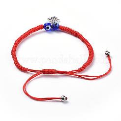 Adjustable Nylon Thread Braided Bead Bracelets&nbsp;BJEW-JB04459-03