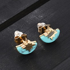304 Stainless Steel Stud Earrings&nbsp;EJEW-Z089-37A-G