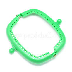 バッグクラフトテーラー裁縫用品プラスチック製がま口金具  ライム  50x85x12mm  穴：1.5mm&nbsp;FIND-T007A-05