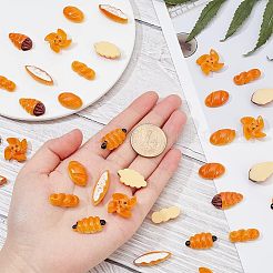 30種類のスタイルのPVC製大根と白菜2個  模造野菜  食べ物を再生する  ドールハウスアクセサリー用  小道具の装飾のふりをする  ミックスカラー  23~32x10.5~15x7~12mm  15個/スタイル&nbsp;DJEW-OC0001-26