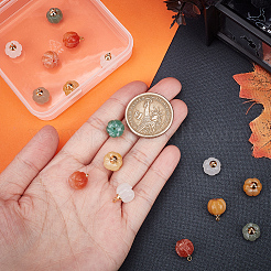 4 Sets Natural Mixed Stone Charms&nbsp;FIND-CA0005-80