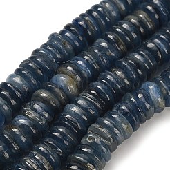 天然石カヤナイトビーズ連売り  ロンデル  10x3~4.5mm  穴：0.7mm  約115~117個/連  15.75~15.94インチ（40~40.5cm）&nbsp;G-H335-G01-10mm