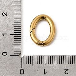 304 Stainless Steel Spring Gate Rings&nbsp;STAS-B128-04G-01