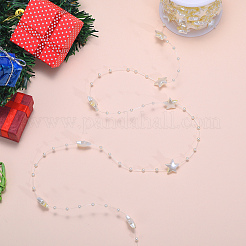 Handmade ABS Plastic Beaded Chains&nbsp;X-CHC-CJC0001-08A