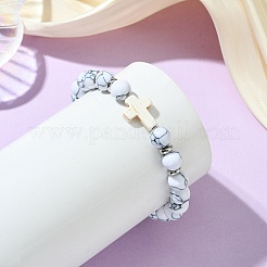 Synthetic  & Natural Carnelian & Obsidian & Dyed Malaysia Jade Beaded Stretch Bracelets for Women&nbsp;BJEW-JB14051-03