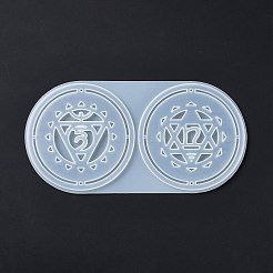 Meditation Yoga Pendants Cup Mat Silicone Molds&nbsp;LS-DIY-B056-02B