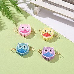 Spray Painted Wood Connector Charms&nbsp;PALLOY-JF01427-07