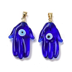 Handmade Lampwork Pendants&nbsp;LAMP-P057-02G-03
