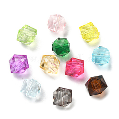 375Pcs 15 Colors Transparent Acrylic Beads&nbsp;TACR-FS0001-41