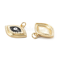 Brass Enamel Pendants&nbsp;KK-P204-09G