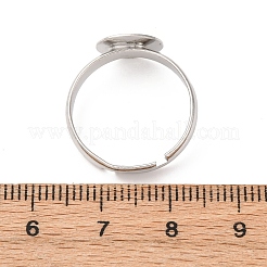 Adjustable Brass Pad Ring Base Findings&nbsp;X-KK-K110-01P-NR