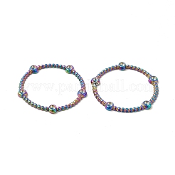 Ion Plating(IP) 304 Stainless Steel Linking Ring Rhinestone Settings&nbsp;STAS-I671-20MC