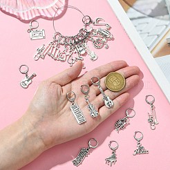 62Pcs 31 Style Alloy Locking Stitch Markers&nbsp;HJEW-CJ00058