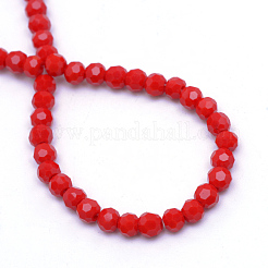Opaque Solid Glass Bead Strands&nbsp;X-GLAA-R166-6mm-02E
