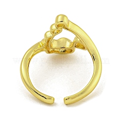Brass Cuff Rings for Women&nbsp;RJEW-E294-05G-02