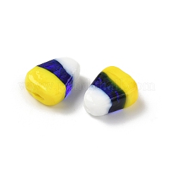 手作りランプワークビーズ  トウモロコシ  きいろ  18x13x7mm  穴：1.4mm&nbsp;LAMP-Z014-01B