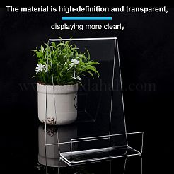 Acrylic Book Displays Stand&nbsp;ODIS-WH0009-01