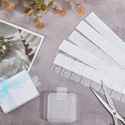 200Pcs PET Back Adhesive Slot Hole Hang Tabs&nbsp;DIY-CP0011-33