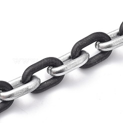 Handmade Spray Painted CCB Cable Chains&nbsp;AJEW-JB00718
