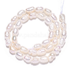 Natural Cultured Freshwater Pearl Beads Strands&nbsp;X1-PEAR-N012-03H