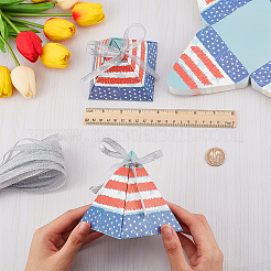 Pyramid Shape Candy Packaging Box&nbsp;CON-WH0078-27