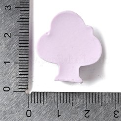 ライラック色のかわいい不透明樹脂カボション  キノコ  24x22.5x11mm&nbsp;RESI-L046-A03