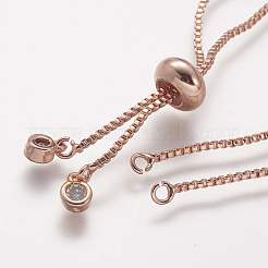 Rack Plating Brass Chain Bracelet Making&nbsp;X-KK-A142-017RG