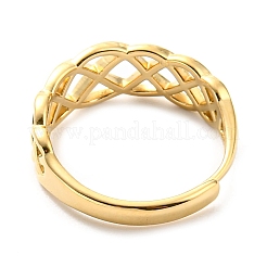 Adjustable 304 Stainless Steel Sailor's Knot Ring for Women&nbsp;RJEW-C016-03G